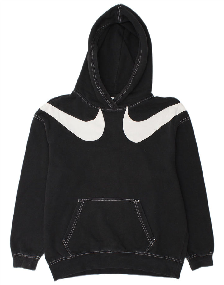 NIKE muška majica s kapuljačom XS s grafičkim motivima, crni pamuk
