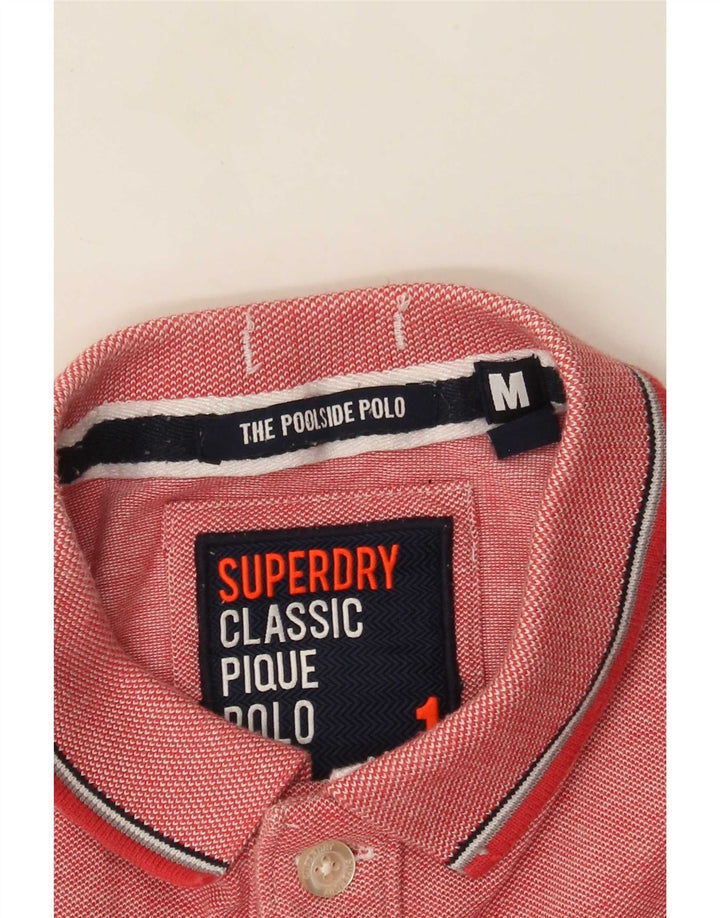 Superdry muška polo majica srednje ružičasta