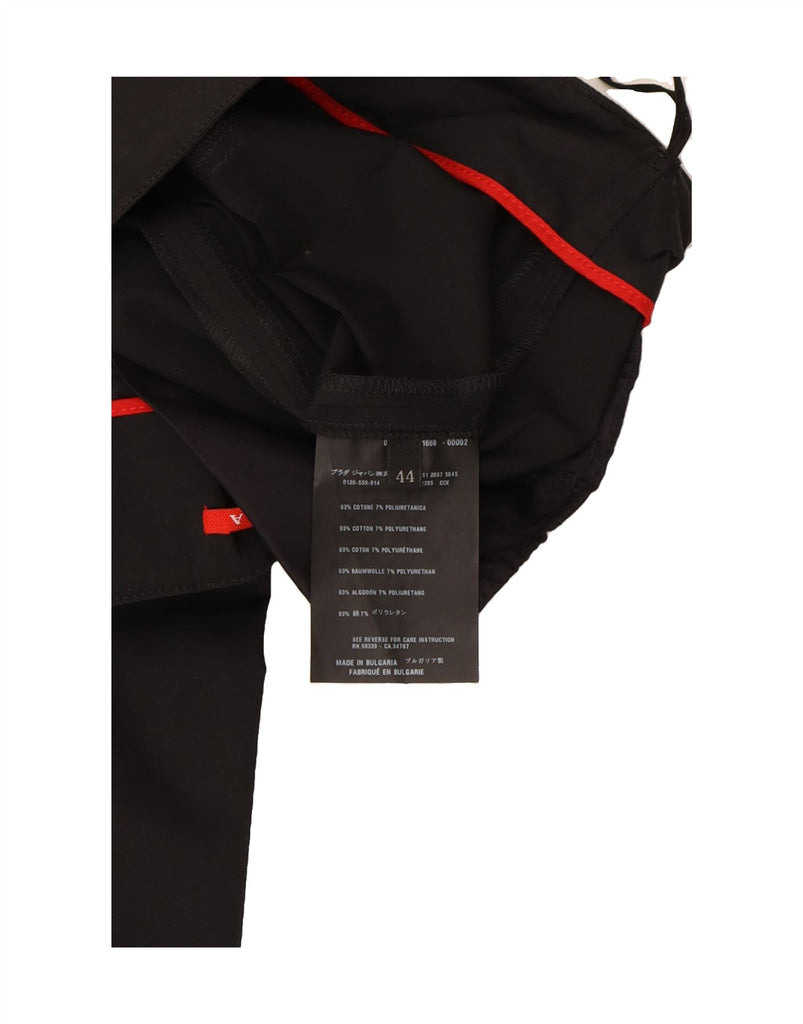 PRADA Womens Midi Pencil Skirt IT 44 Medium W30 Black Cotton Vintage Prada and Second-Hand Prada from Messina Hembry 