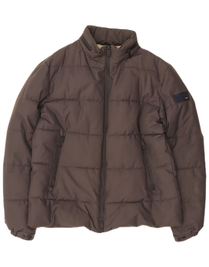 Armata Di Mare muška podstavljena jakna s kapuljačom UK 40 veliki sivi poliester