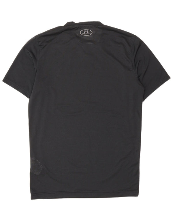 UNDER ARMOUR Muška majica kratkih rukava Heat Gear Srednji crni poliester