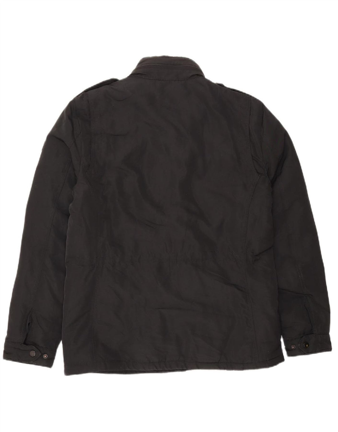 LIU JO Mens Military Jacket UK 38 Medium Black Polyester
