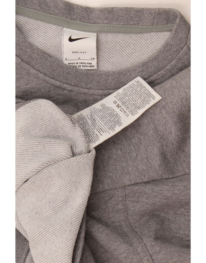 Nike Ženska skraćena kratka majica s velikim motivom UK 10 Small Gray