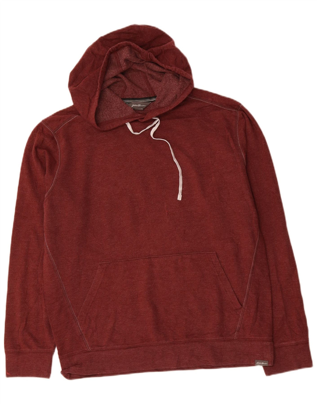 EDDIE BAUER Muška majica s kapuljačom Srednji bordo pamuk
