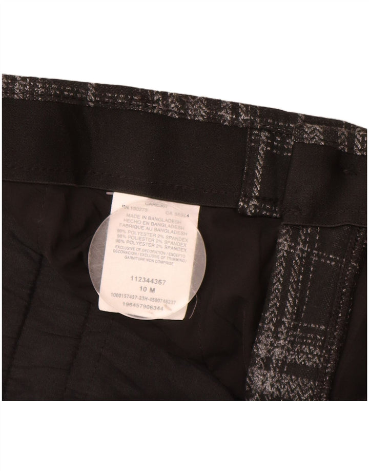 Lee ženske chino hlače US 10 Large W30 L30 crni karirani poliester