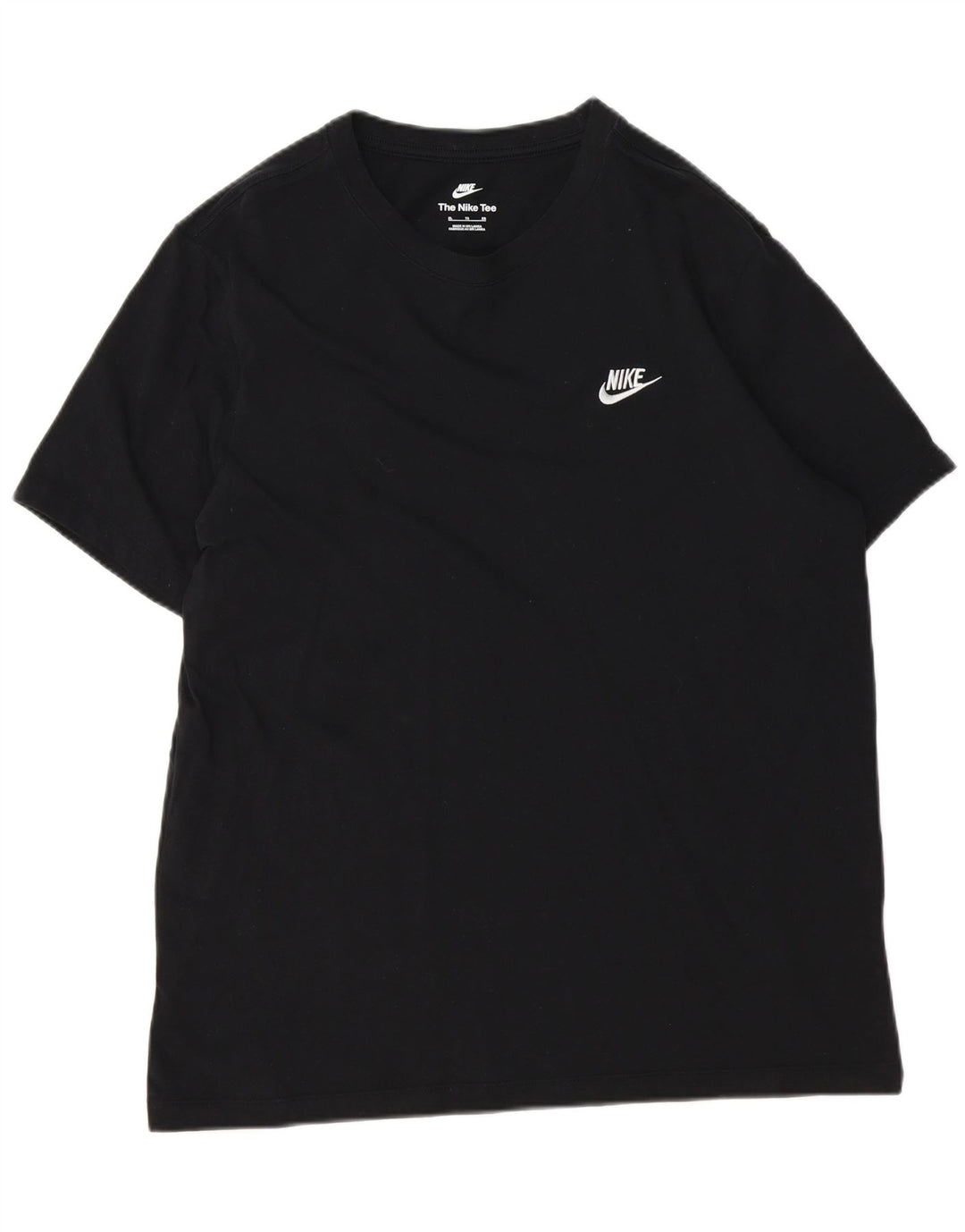 NIKE Mens T-Shirt Top XL Black Cotton Vintage Nike and Second-Hand Nike from Messina Hembry 