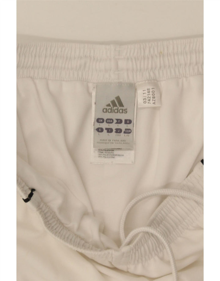 Adidas muške sportske kratke hlače Climalite veliki bijeli poliester