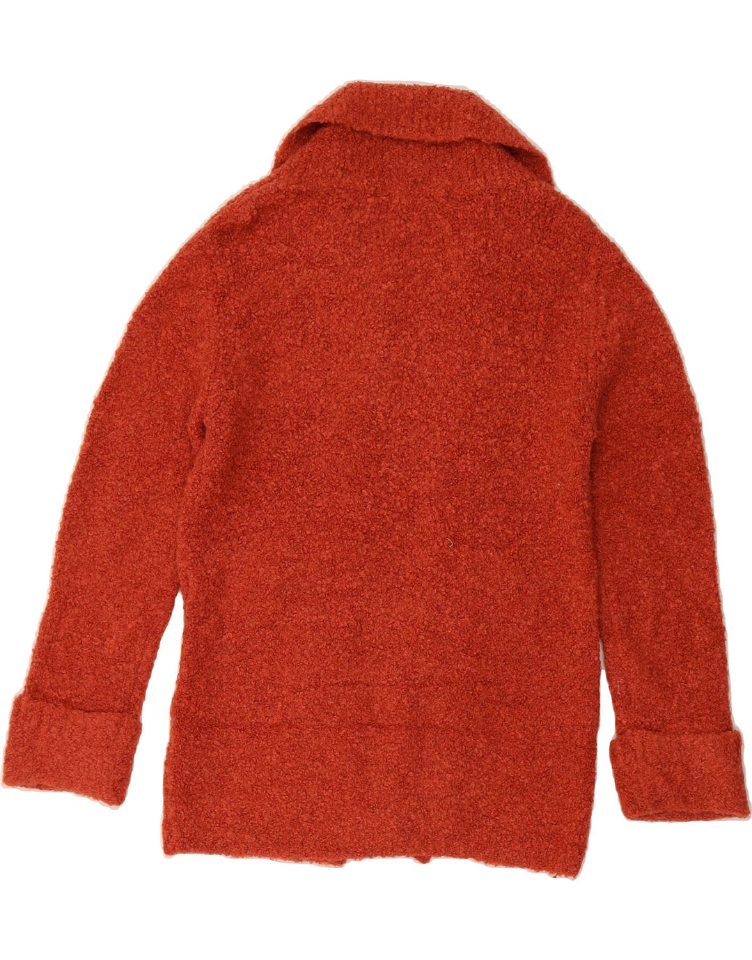 MARKS & SPENCER Womens Open Cardigan Sweater UK 10 Small Maroon Acrylic Vintage Marks & Spencer and Second-Hand Marks & Spencer from Messina Hembry 