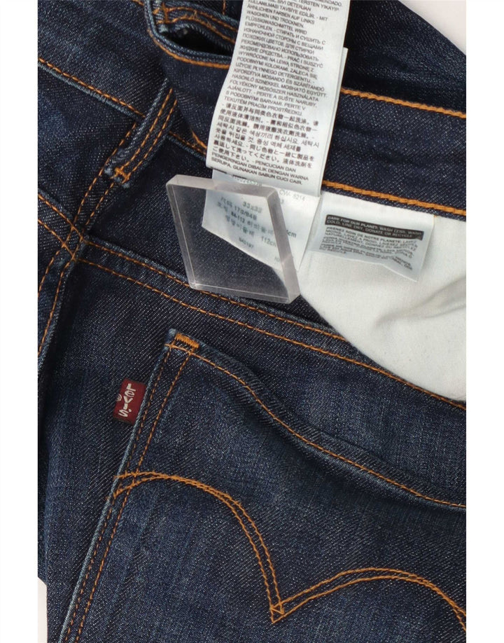 Levi's ženske traperice srednjeg rasta W33 L32 tamnoplavi pamuk