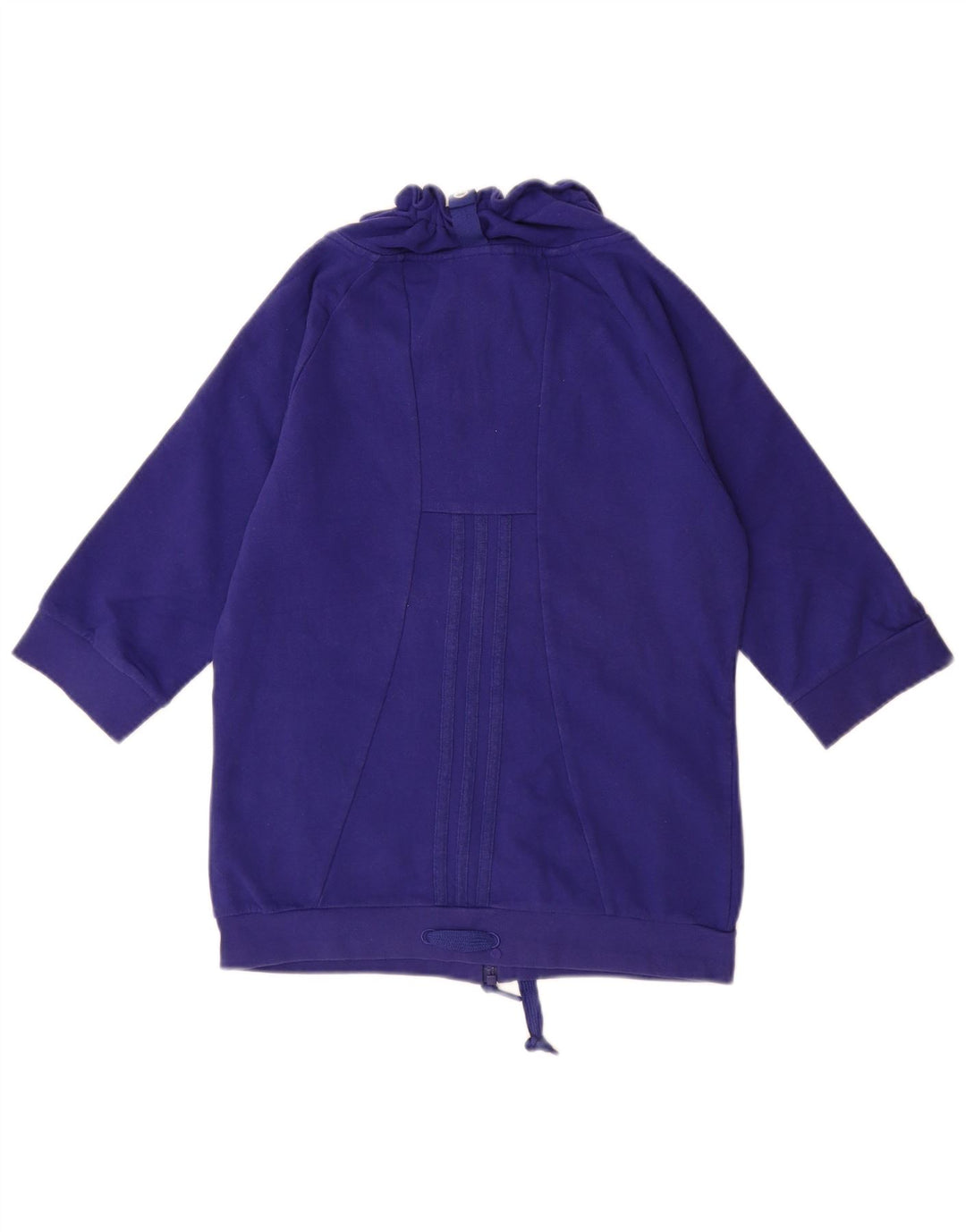 ADIDAS Ženska majica s 3/4 rukavima UK 10 Small Blue Cotton