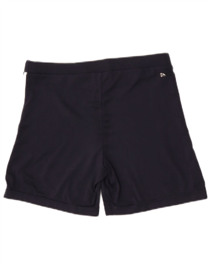 Adidas ženske sportske kratke hlače Climalite UK 12 Medium tamnoplavi poliester