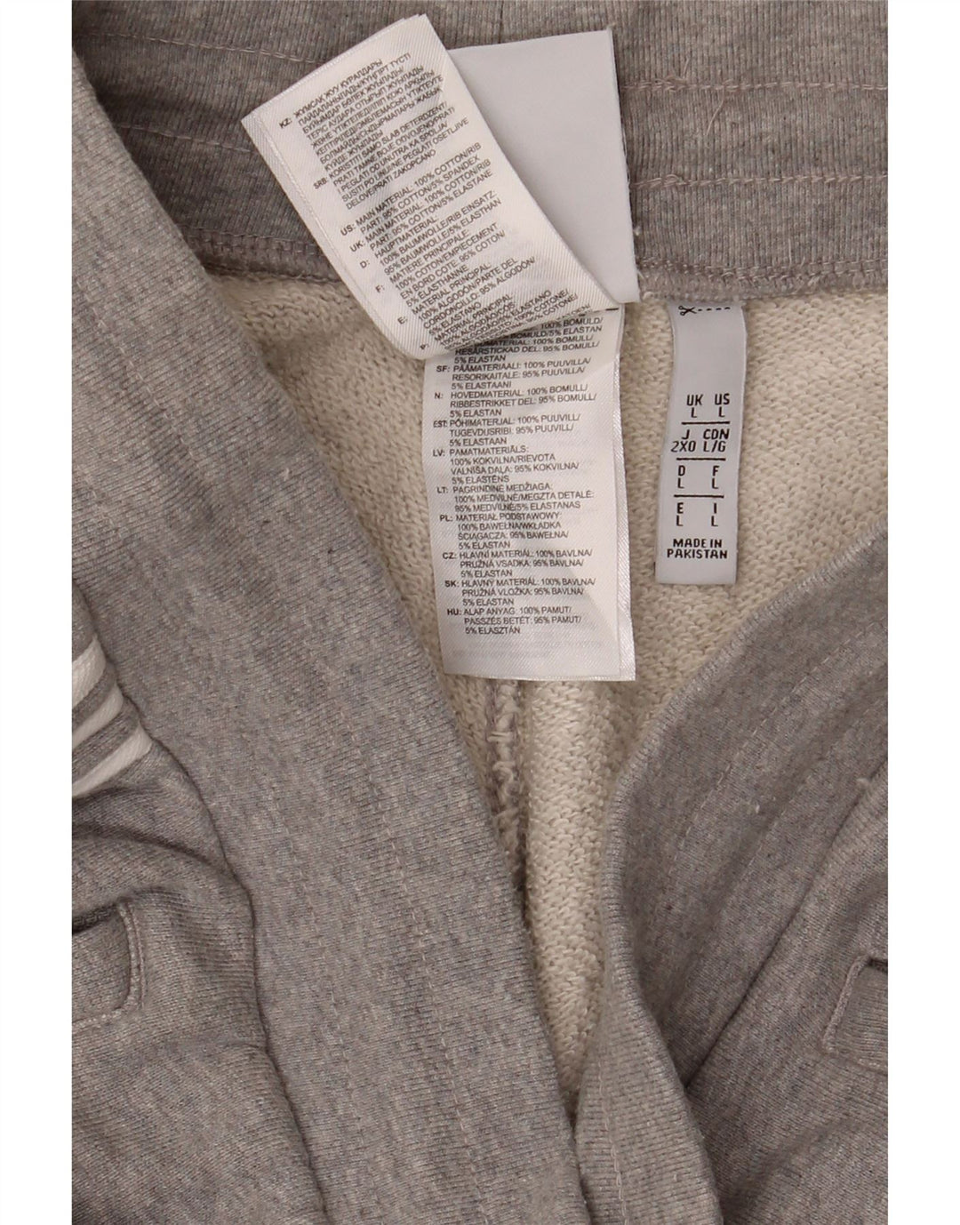 ADIDAS Muška trenirka Hlače Joggers Large Grey Pamuk