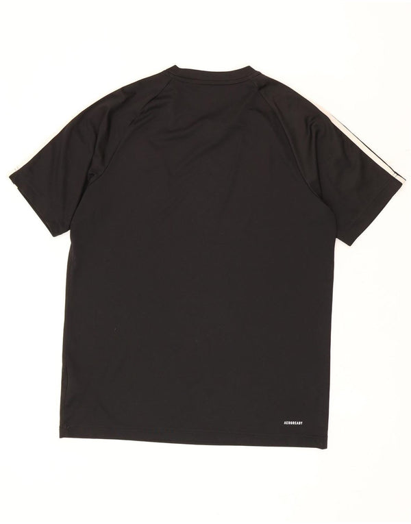 Adidas Mens Aeroready T-Shirt Top Medium Black Polyester