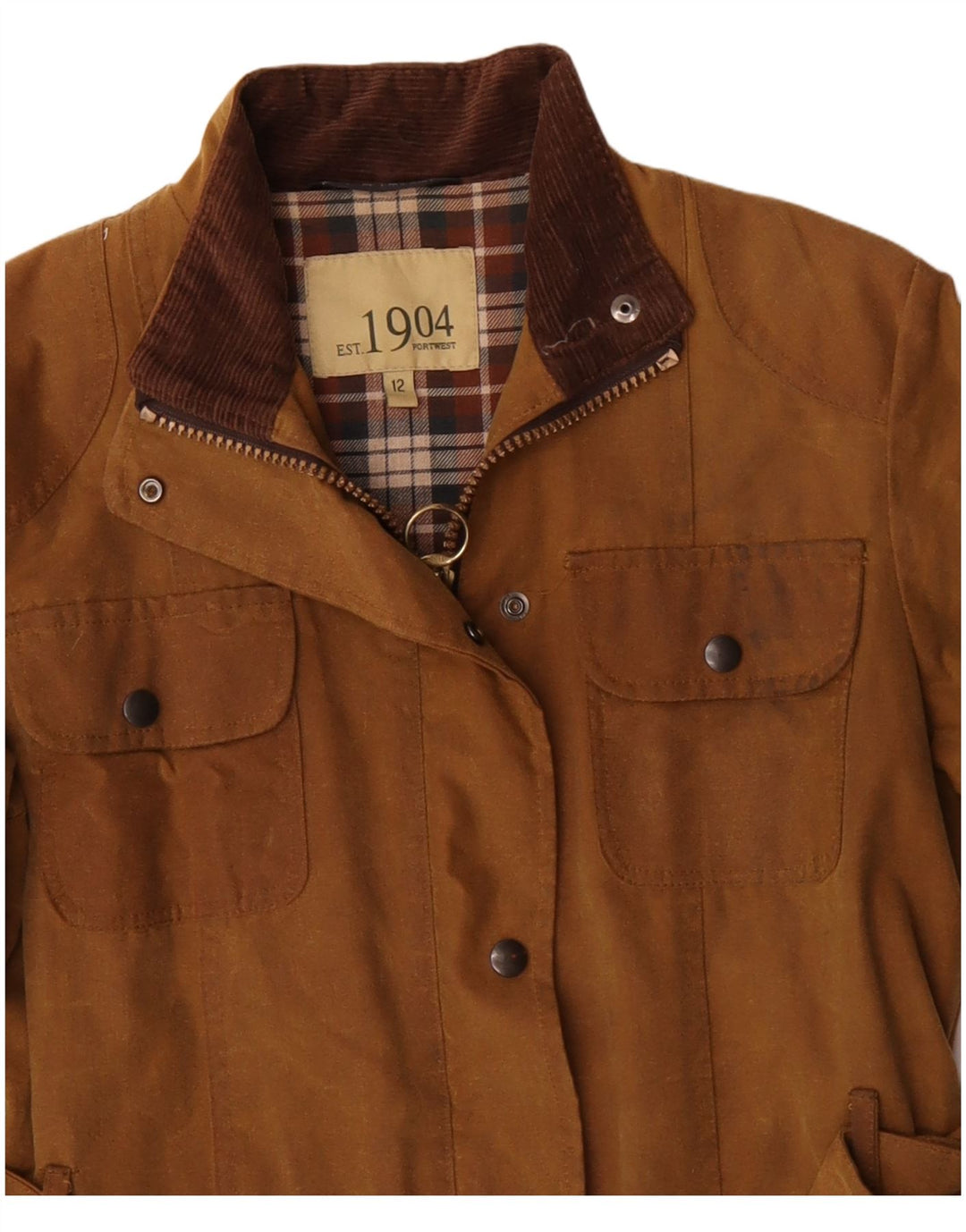 PORTWEST Ženska jakna od voštanog pamuka UK 12 Srednje bež pamuk