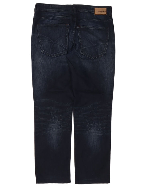 Calvin Klein Mens Regular Slim Jeans W32 L30 Plave