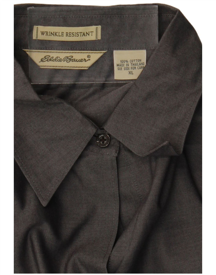 EDDIE BAUER Ženska košulja UK 18 XL sivi pamuk