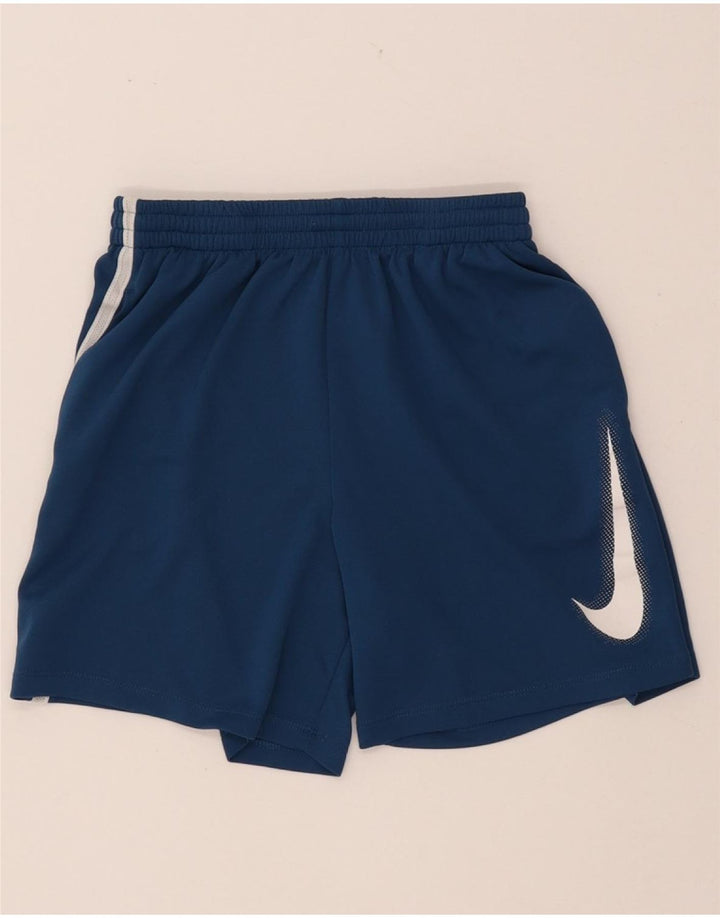 NIKE Dri Fit sportske kratke hlače za djevojčice 12-13 godina velike tamnoplave boje