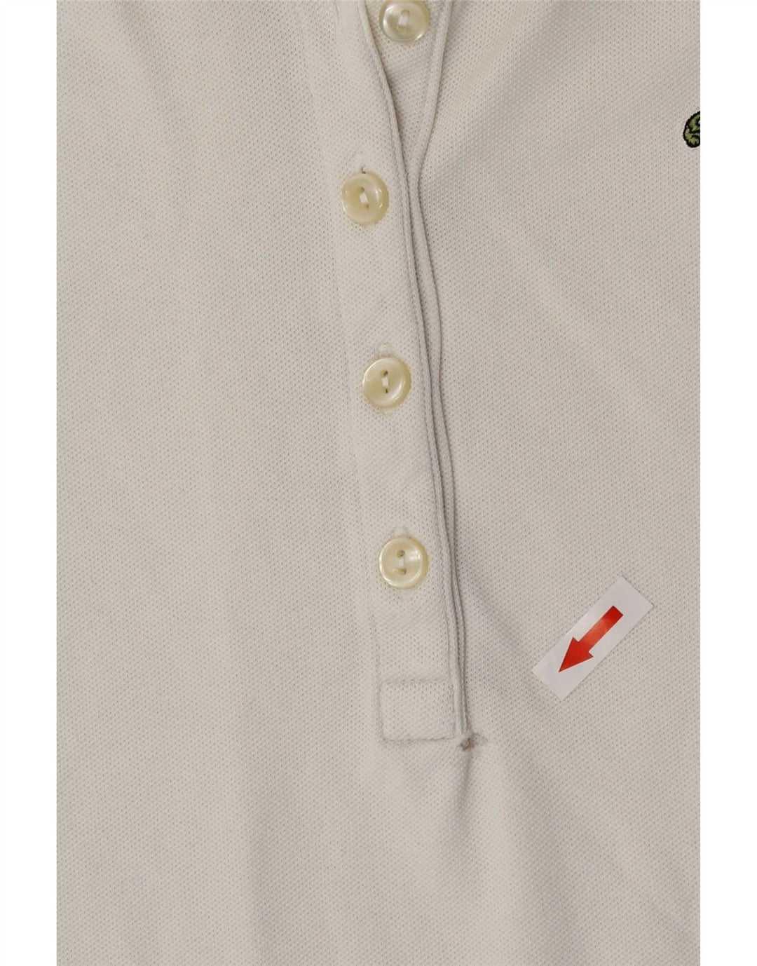 Lacoste ženska polo majica veličine 38, srednje bijela