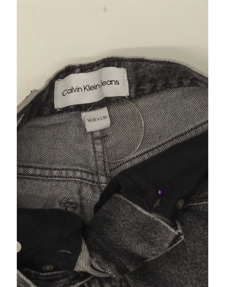 Calvin Klein ženske široke traperice W26 L28 sive