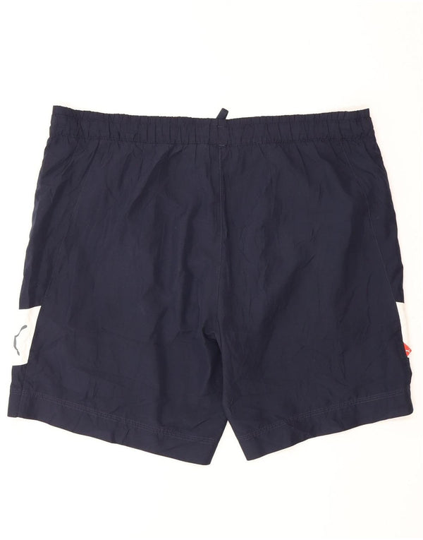 Puma muške sportske kratke hlače srednje tamnoplave boje od poliestera