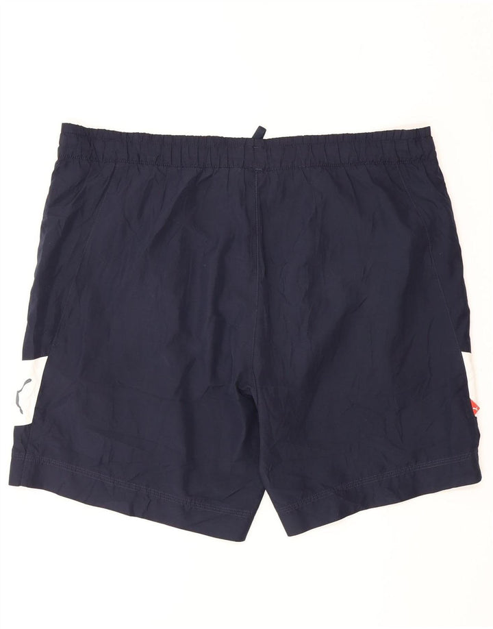 Puma muške sportske kratke hlače srednje tamnoplave boje od poliestera