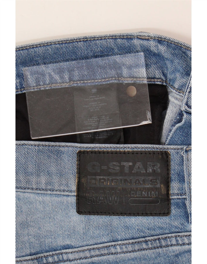 G-Star muške ravne traperice W34 L30 plavi pamuk