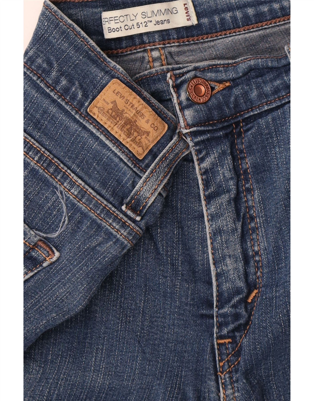 Levi's ženske 512 savršeno mršave traperice W32 L31 plave