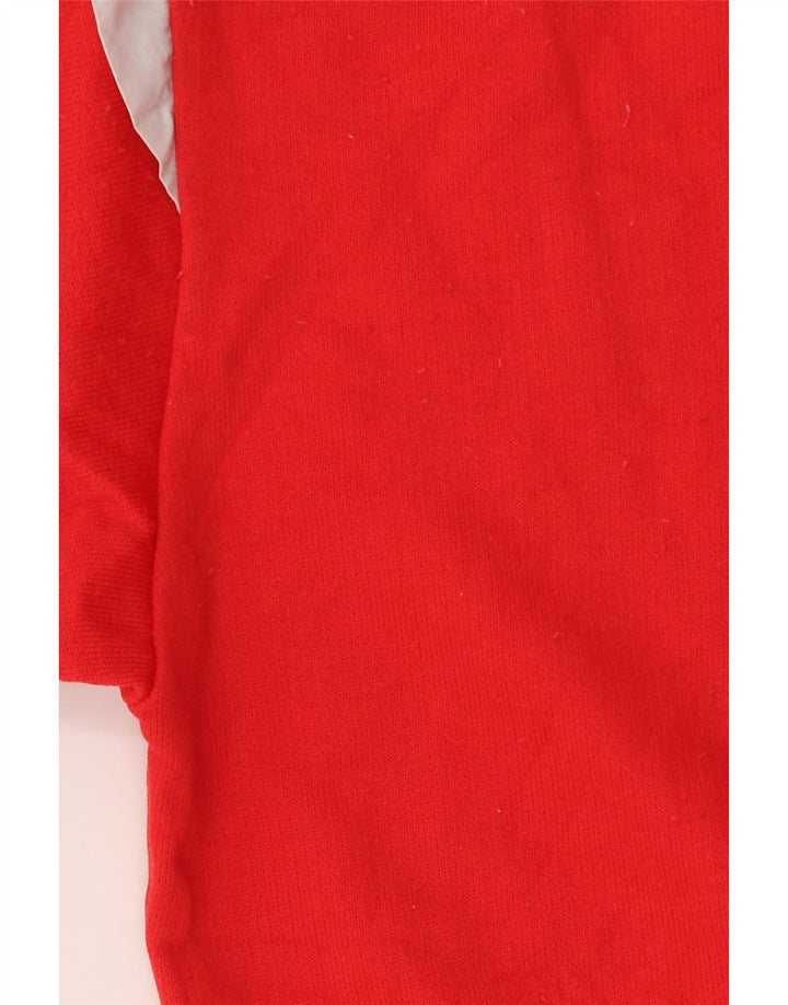 Lotto muški džemper s dugmadima i ovratnikom Mali crveni pamuk u blokovima boja