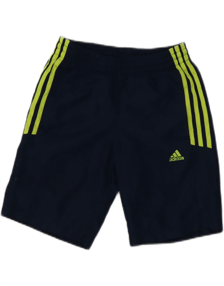 Adidas Boys Sport Shorts 9-10 Years  Navy Blue Polyester