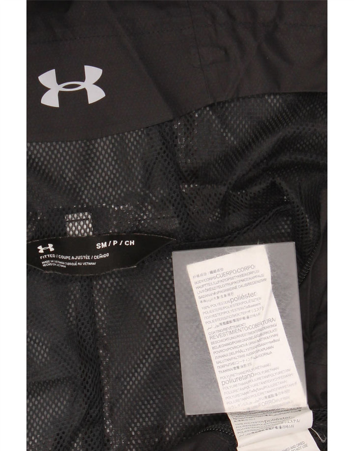 Under Armour muška kišna jakna s kapuljačom UK 36 mala crna poliester