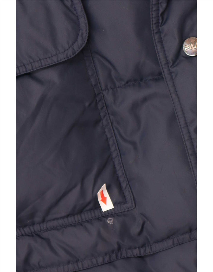 Fila muška podstavljena jakna IT 56 XL tamnoplavi poliamid