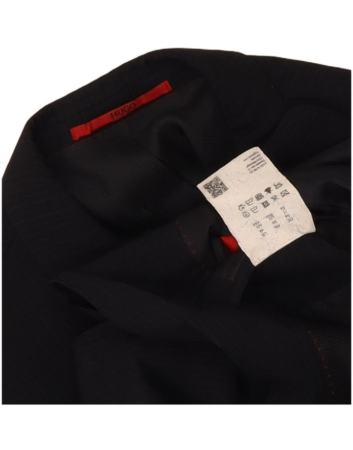Hugo Boss muška jakna sa 2 gumba UK 54 2XL tamnoplava prugasta