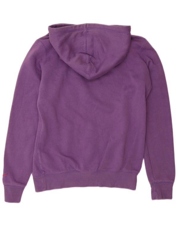 Nike Ženska majica s kapuljačom s kapuljačom UK 16 Large Purple Cotton