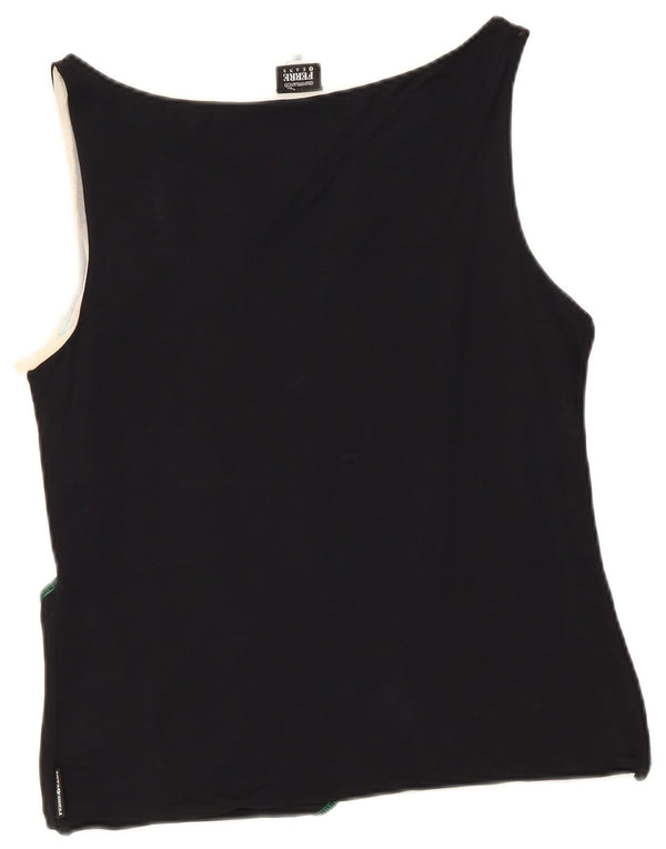 Gianfranco Ferre, ženski prsluk, top UK 20 2XL Black Colourblock Dizajner