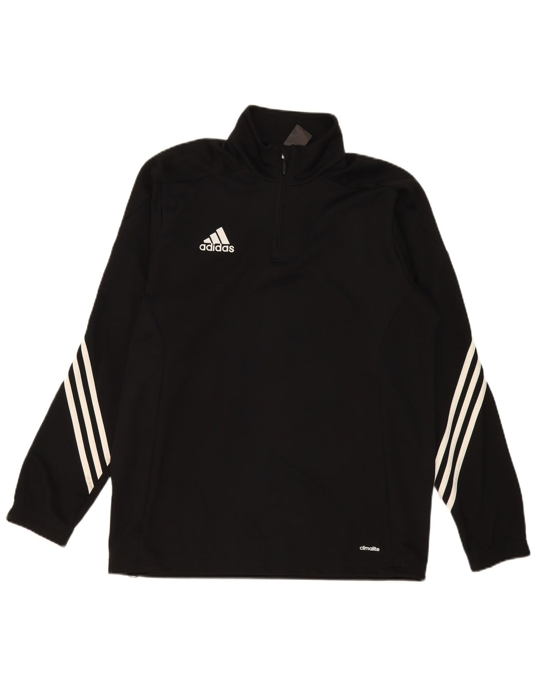 Adidas muška trenirka Climalite s patentnim izrezom Gornji dio trenirke veliki crni poliester
