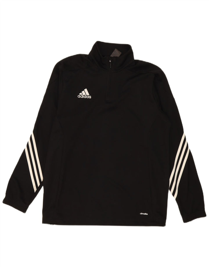 Adidas muška trenirka Climalite s patentnim izrezom Gornji dio trenirke veliki crni poliester