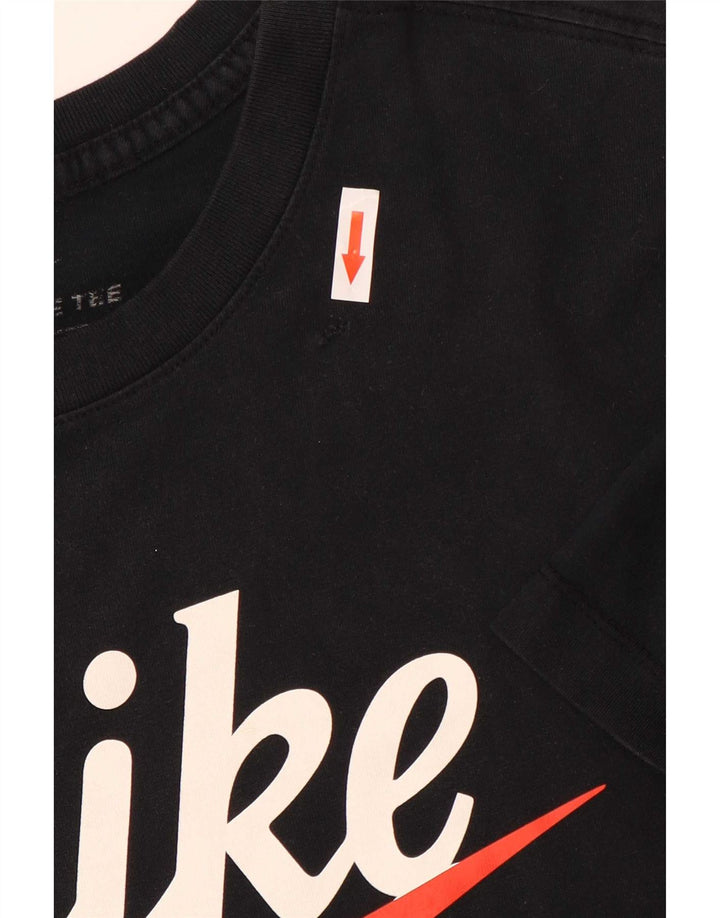 Nike muška majica s grafičkim motivima srednje crna