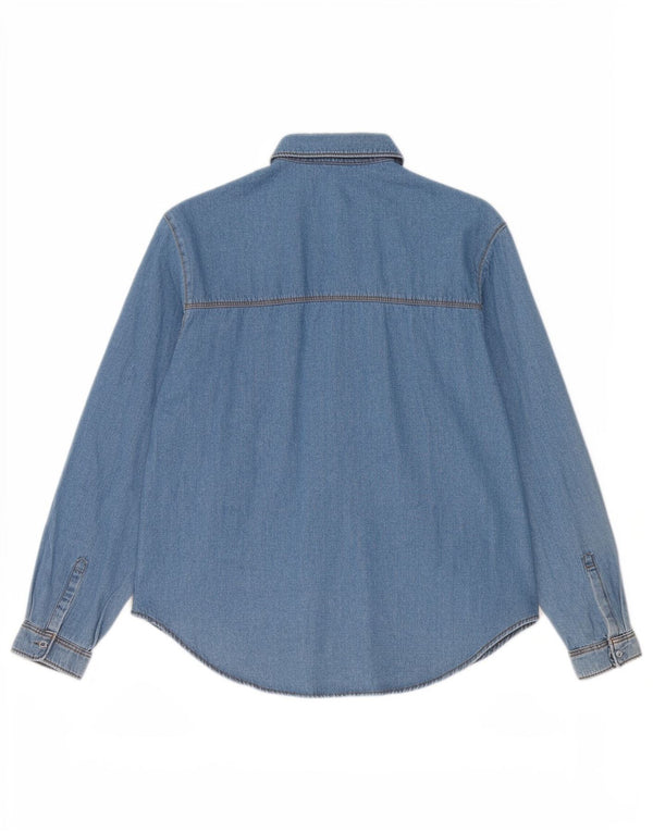 Zara Boys Denim majica 13-14 godina plavi pamuk