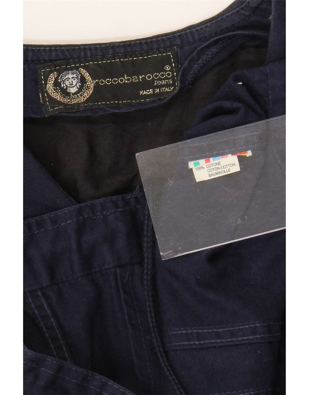 Roccobarocco ženska skraćena bolero jakna kratkih rukava UK 14 srednje tamnoplava