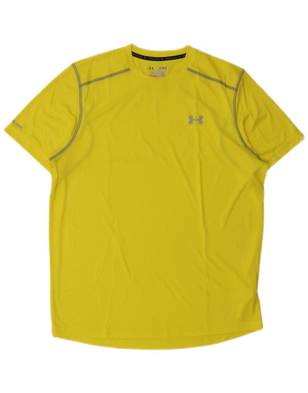 Under Armour muška majica Heat Gear Top XL žuti poliester