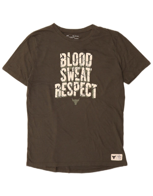 UNDER ARMOUR Top majica kratkih rukava Heat Gear za djevojčice 13-14 godina XL kaki