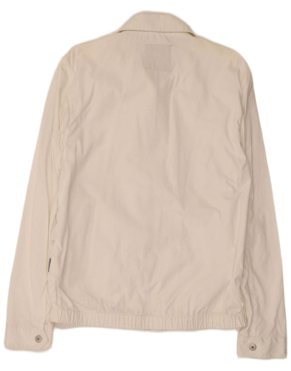 Sergio Tacchini muška bomber jakna UK 40 veliki bijeli pamuk