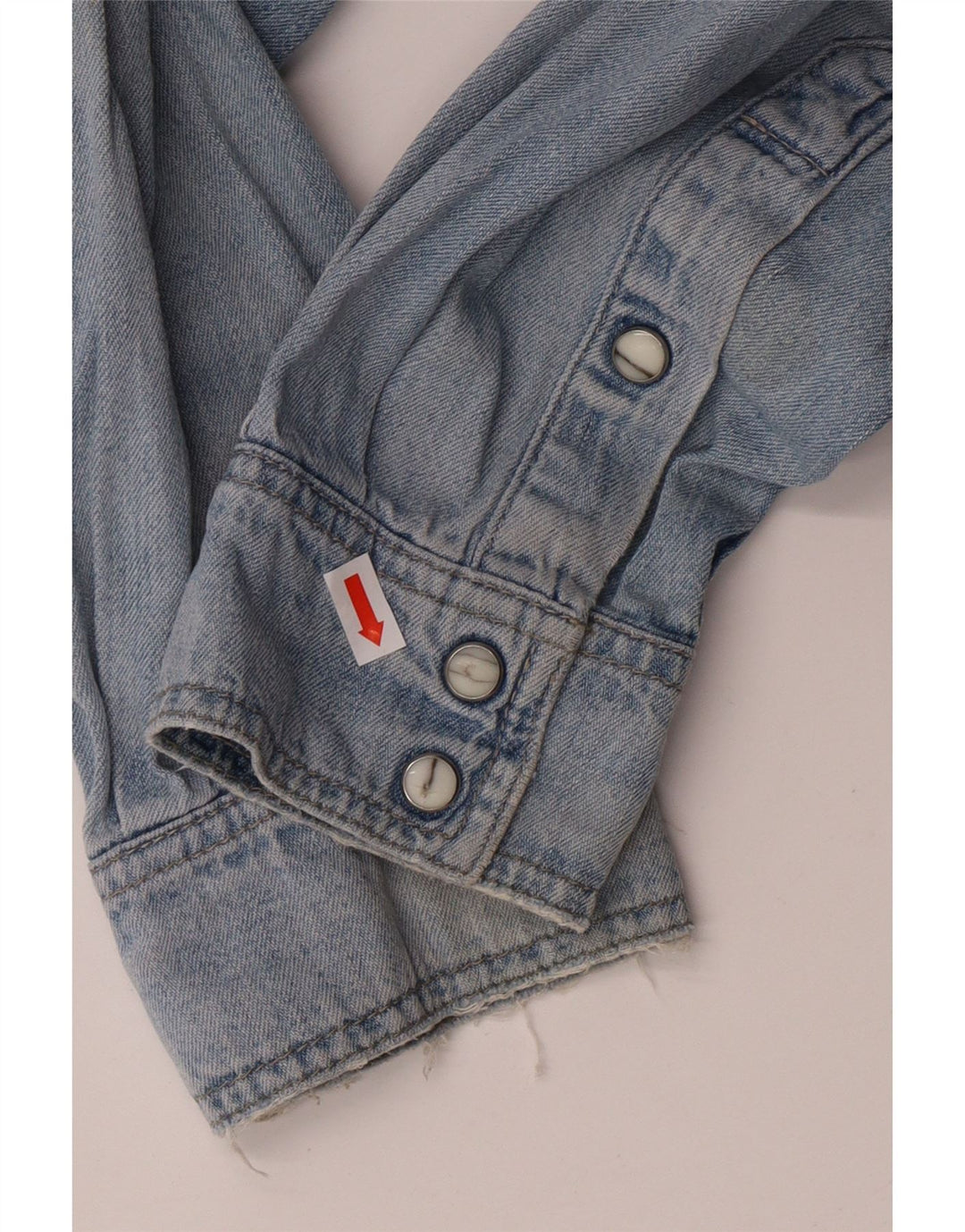 WRANGLER Muška traper košulja Large Blue Cotton