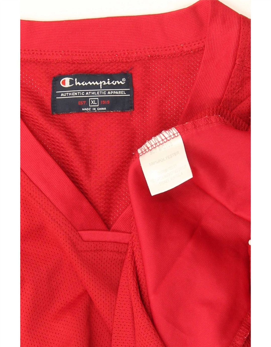 Champion muški prsluk XL crveni poliester