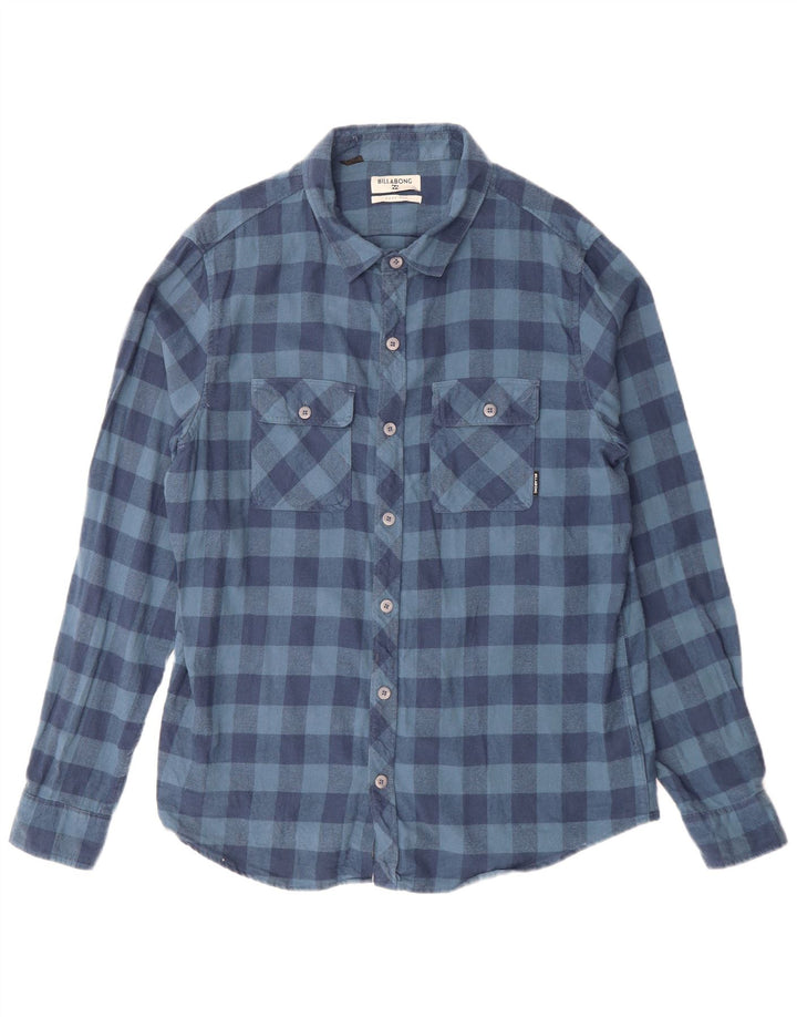 BILLABONG Muška flanelska košulja Large Blue Gingham pamuk