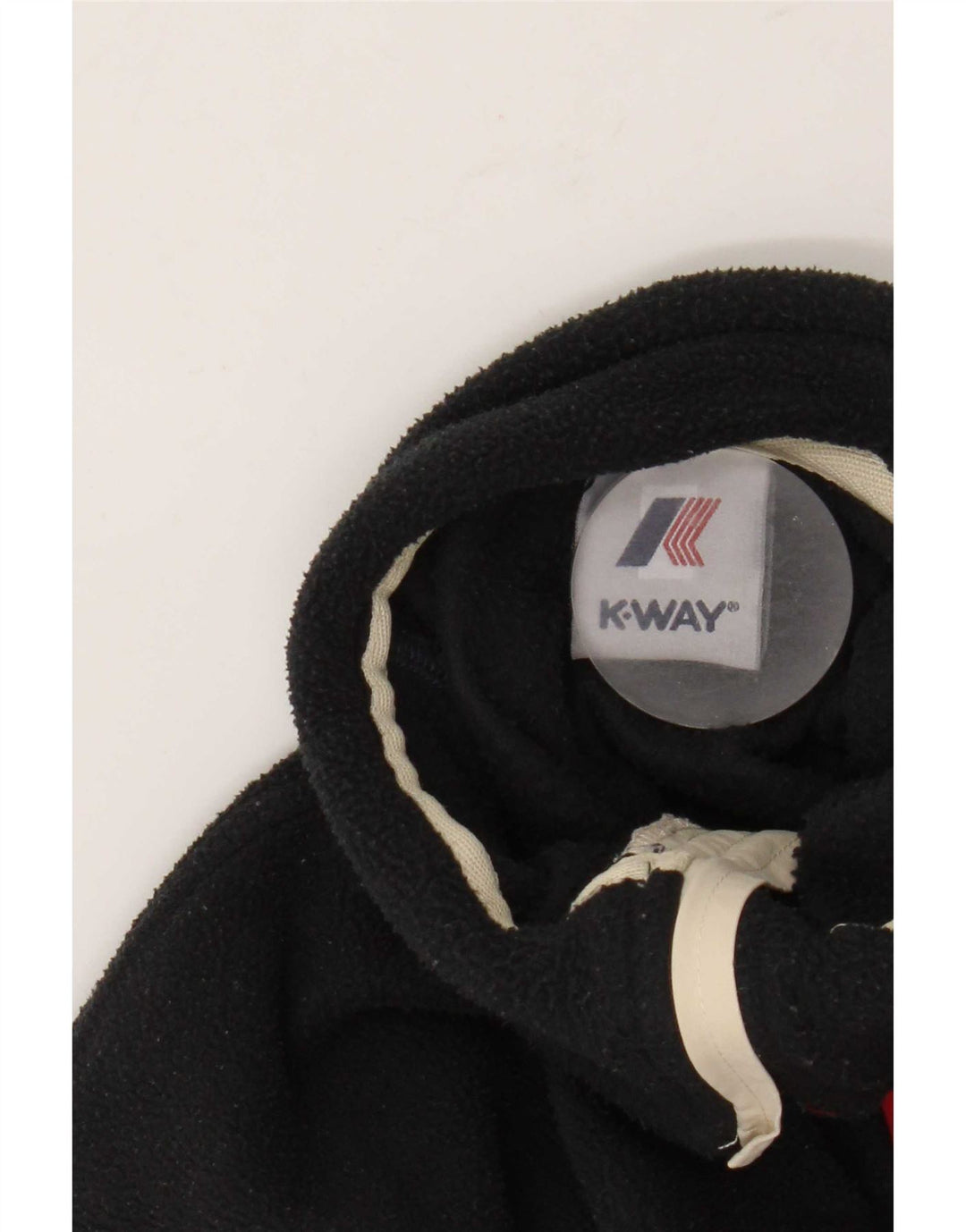 K-Way muški džemper od flisa s patentnim izrezom srednje crne pruge