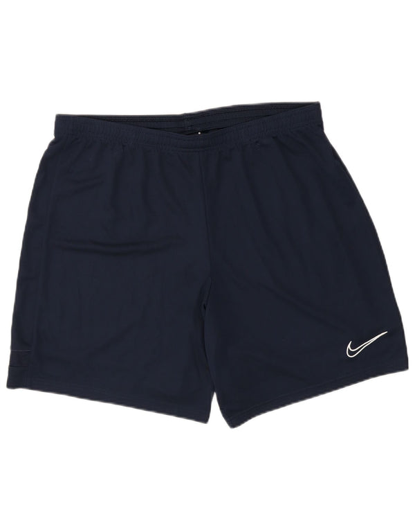 Nike muške Dri Fit sportske kratke hlače XL tamnoplavi poliester