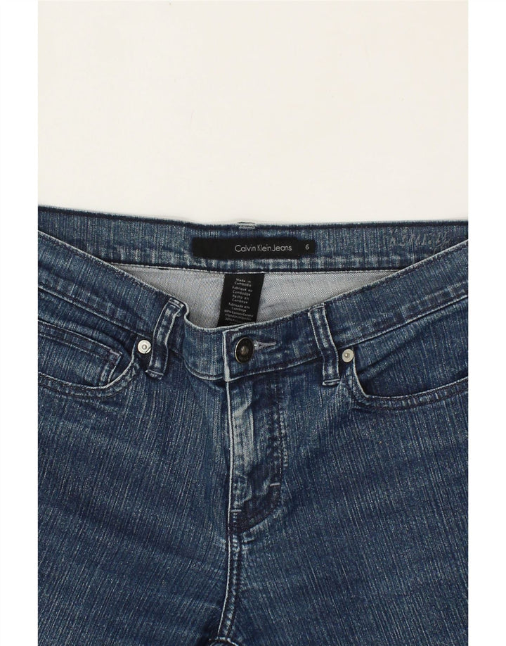 CALVIN KLEIN Womens Slim Jeans US 6 Medium W28 L32 Blue Cotton Vintage Calvin Klein and Second-Hand Calvin Klein from Messina Hembry 