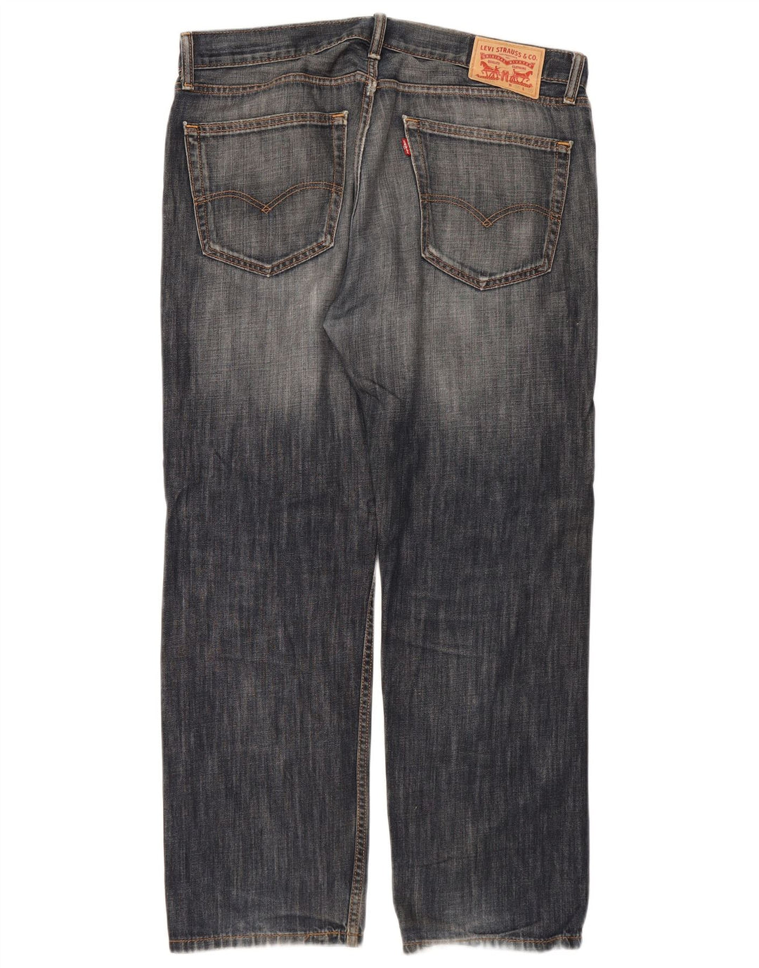 Levi's muške 505 ravne traperice W36 L30 plavi pamuk