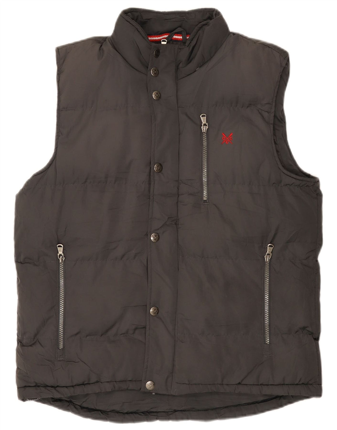 Crew Clothing Muška podstavljena jakna UK 38 srednje sivi poliester